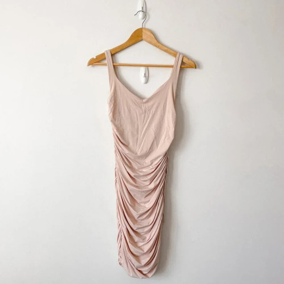 Aritzia TEN by Babaton Sparkle Dress in Pink Rose Quartz Size Small - Picture 4 of 10